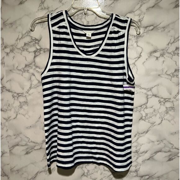 Caslon Smocked Shoulder Tank - Picture 2 of 8